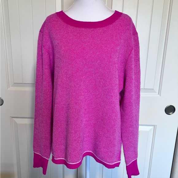 100% Cashmere J.Crew Limited-edition Crewneck Sweater with bird's-eye stitch XL - Picture 6 of 12